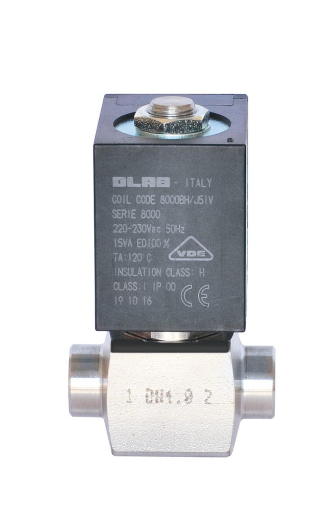 SERIES 8201K N.C. 2/2 WAYS SERVICEABLE SOLENOID VALVES INOX  -30 mm d.n. Ø14